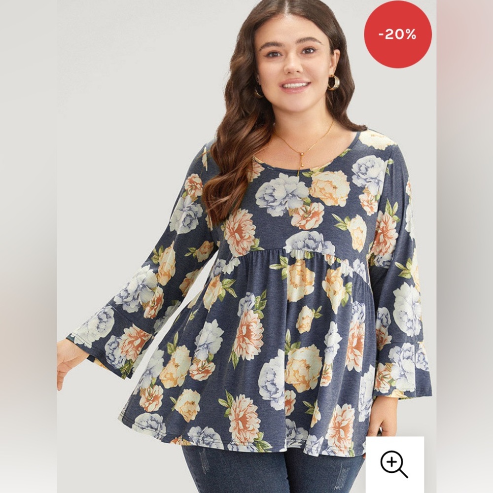 🌸.    #1205.     Bloomchic top